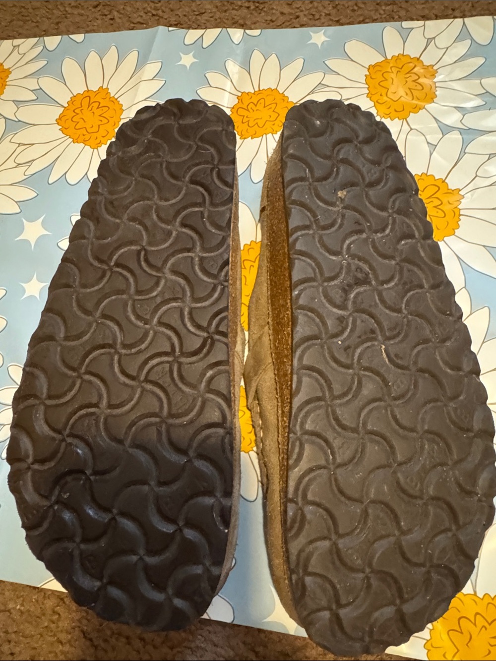 Birkenstock Brown Suede Buckle Moccasin Clogs In excellent shape! - Picture 4 of 4